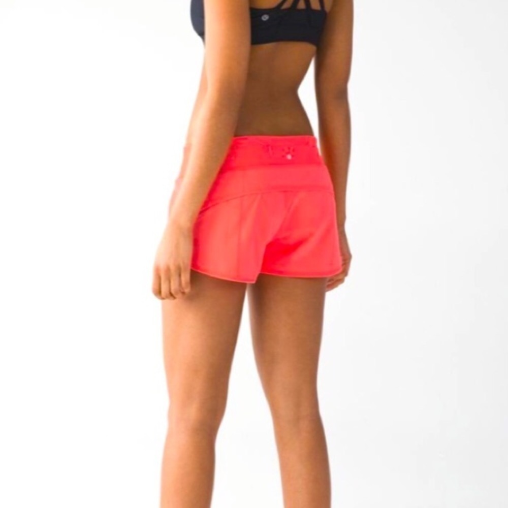 Lululemon Speed Short (H2O) Grapefruit//
